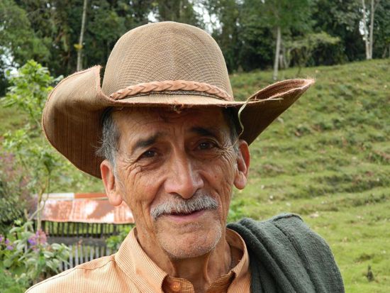 Ausstrahlung mit vielen Lachfalten: der Chef der Finca - was für ein tolles Gesicht im hohen Alter: 'Jenardo' 