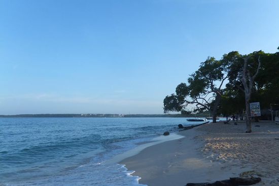 Sonennaufgang um 5.30, alles ist noch schön ruhig und leer 