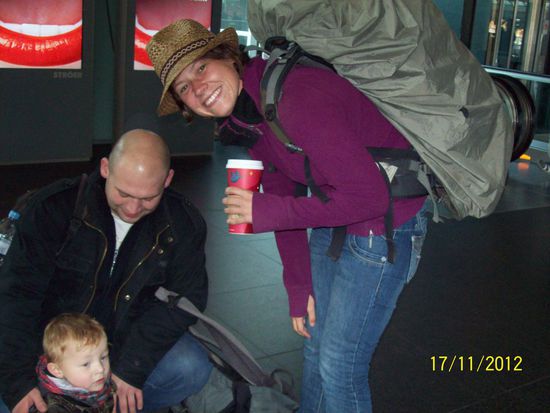 natürlich waren auch Viktor und Dario da um uns abzuholen 