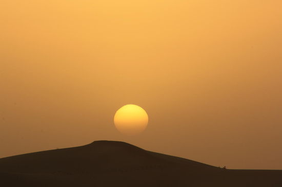 hier geht sie unter, auf ihrem Weg zu euch... 