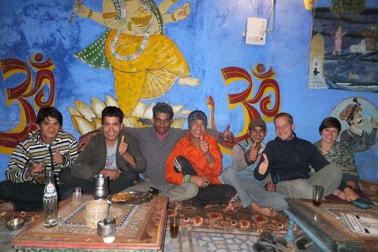 hier haben wir mit der crew Silvester "gefeiert" - aber ernsthaft dafür interessiert hat sich hier kein Mensch!