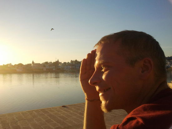 Sonnenuntergang am heiligen See