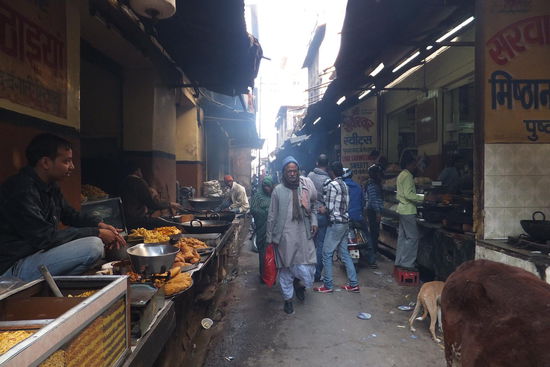 Gassengewirr (auch typisch für Indien)