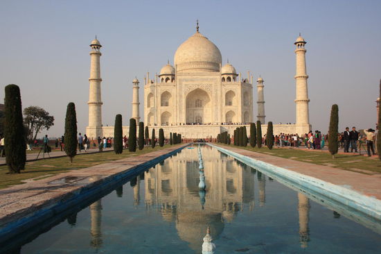 seit 1666 liegt Shah Jahan hier an der Seite seiner Frau