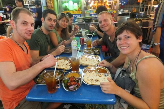 lecker asiatisches essen in Little India, hmmmm...