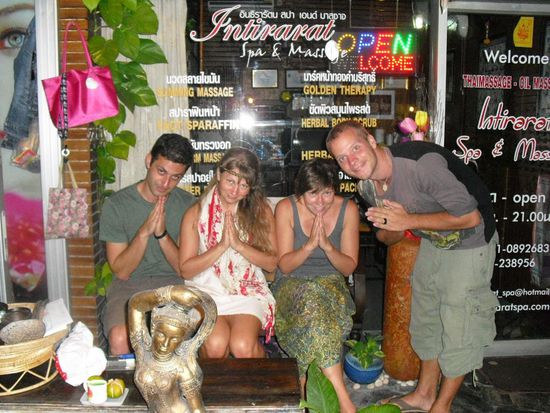 Den Geist befreien ... vor der Massage