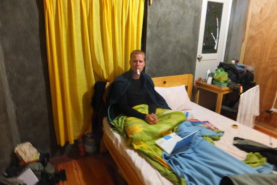 ... war genau DAS das Bild der nächsten Tage im Zimmer...