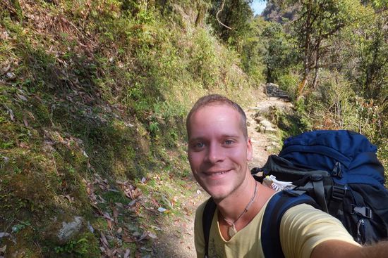 Start bei schönstem Wetter