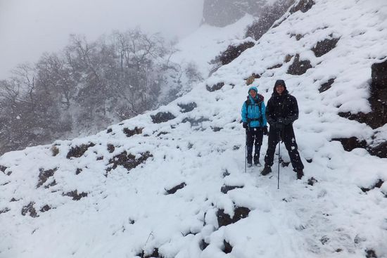 spätestens ab hier waren wir zu dritt unterwegs!
Mick &amp; Natalie