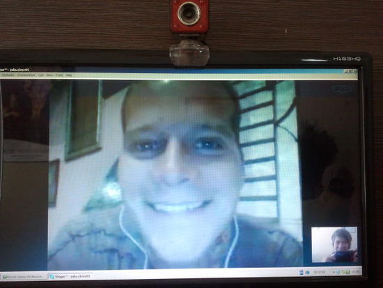 via skype - guten Fluuug
