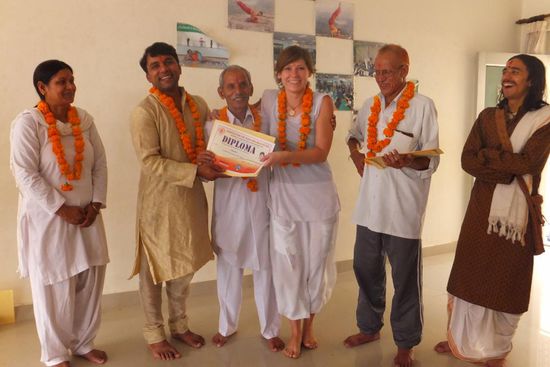 ... und Urkundenüberreichung
Großen Dank an meine Gurus