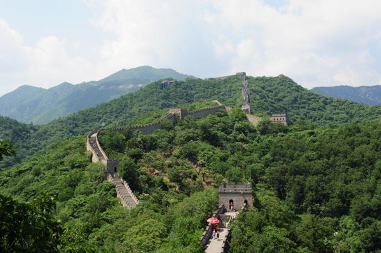 wunderschön die chinesische Mauer!