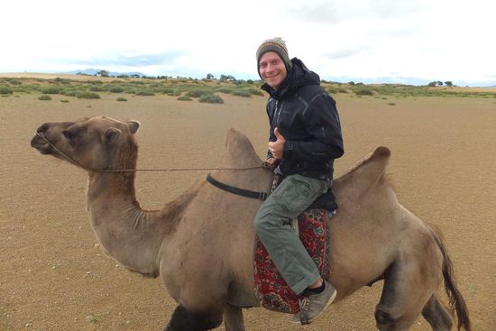 mit dem Kamel 