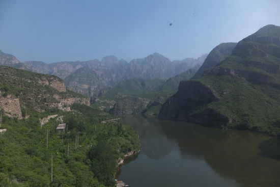 typischer Blick wärend der Fahrt in Nordwestchina