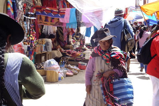 Auf einem Markt nahe der Hauptstadt Sucre