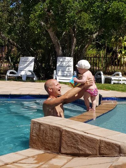 Uns ist immer wichtig dass neben dem wandern und Co die Spielzeit nicht zu kurz kommt ...