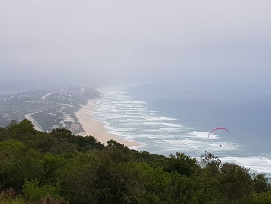 Ausserdem kann man in Wilderness gut Paragliding machen...