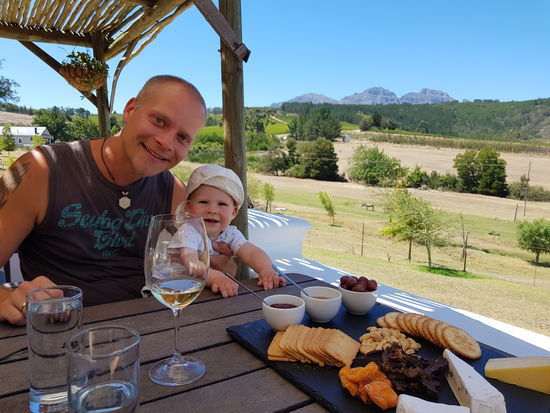 .. und Timo hat eine leckere Weinprobe gemacht