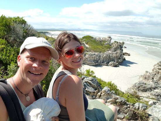 Der 10 km lange Pfad führt direkt an der Küste entlang...