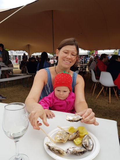 ausser Wein trinken kann man hier lecker Austern schlürfen