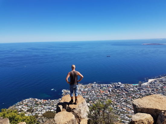 ... der Ausblick war fantastisch!