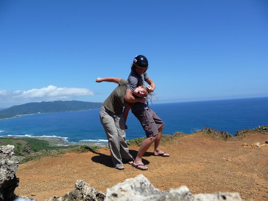 Merke: Kritisiere nie den Roller-Fahrer sonst gibts Saures.
