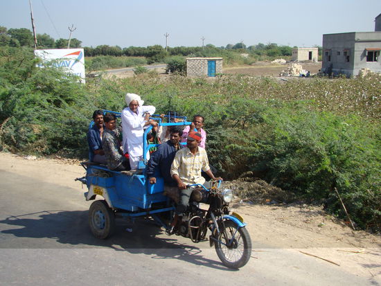 Spezielles Gefährt, das wir nur in Diu sahen
