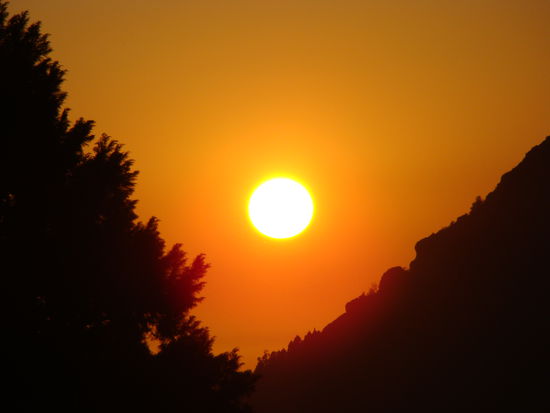 Sonnenuntergang vom Snow View aus