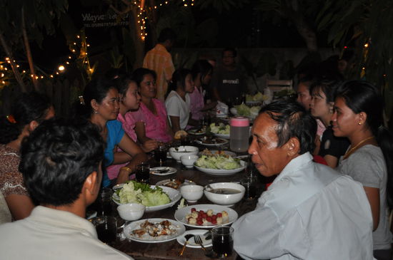 Am Abend gab es dann eine große Party