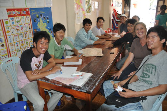 Im "Big Brother Mouse"-Projekt gab ich zwei Stunden Englischunterricht. Spaßig war's 