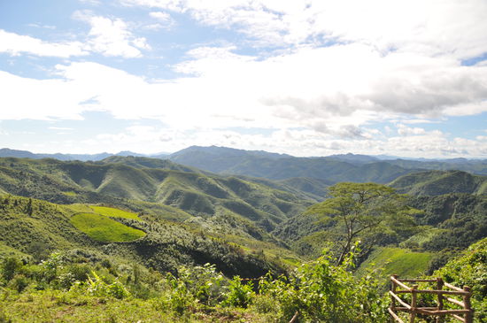 Und schon wieder auf dem Weg nach Phongsavan. Ebene der Tonkrüge