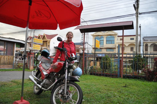 Unser geliehenes Bike.