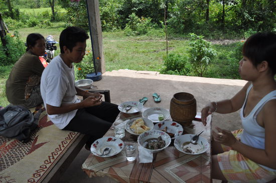 Noch ein kleiner Imbiss, bevor es weiter geht.