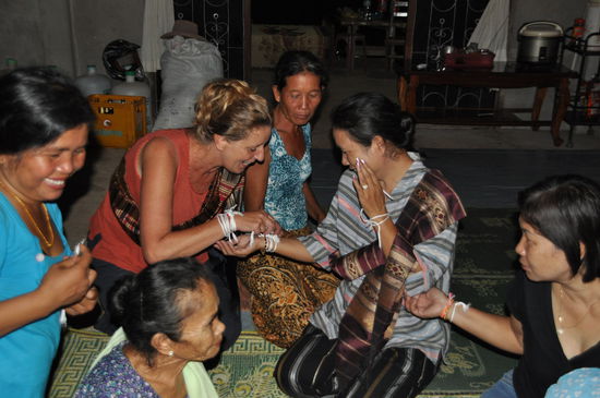 Auch ich wünschte meiner Gastgeberin und den anderen Gästen viel Glück