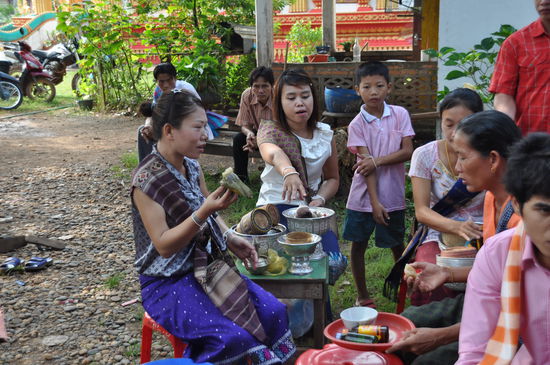 Danach wurde gemeinsam gegessen.