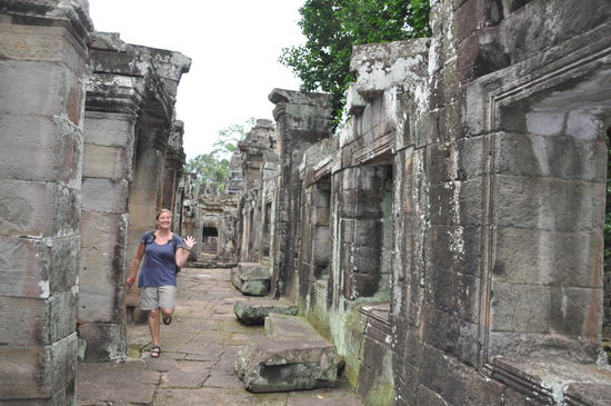 Na, eine Apsara Tänzerin werde ich wohl nicht mehr werden 