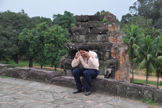 Hier erzählt der Guide wieder Geschichten