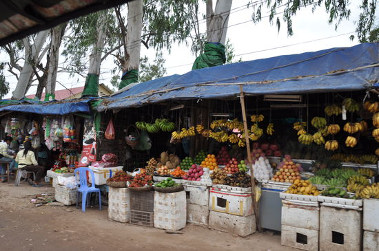 Am Markt in Siem Reap und Abschied von meinem Tuk Tuk Driver Boony 