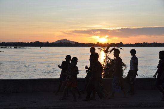 Jungs posen vor der Kamera