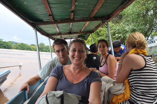 Auf dem Weg zur Insel Don Khong, die größte der 4000 Inseln.