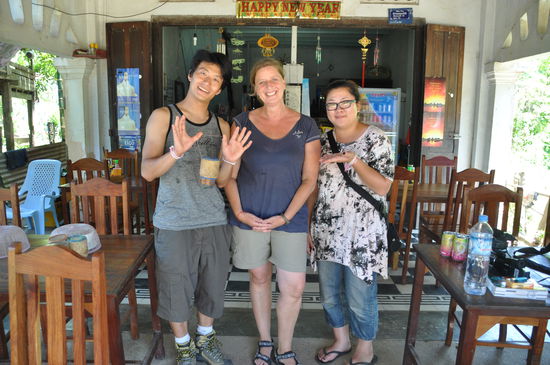 Drei Stars vor der Kamera 