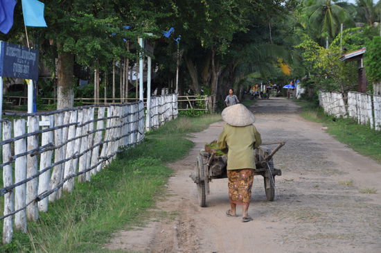 Abendstimmung im Dorf