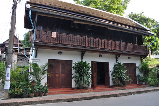 Typisches altes Haus von Luang Prabang