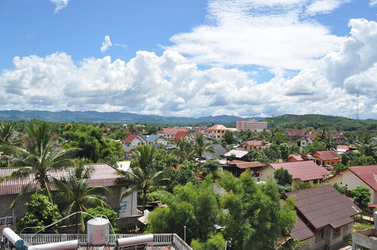Blick vom Dach des Manychanh Guesthouse