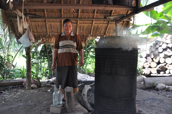 In Bildern: Herstellung von Sticky Rice