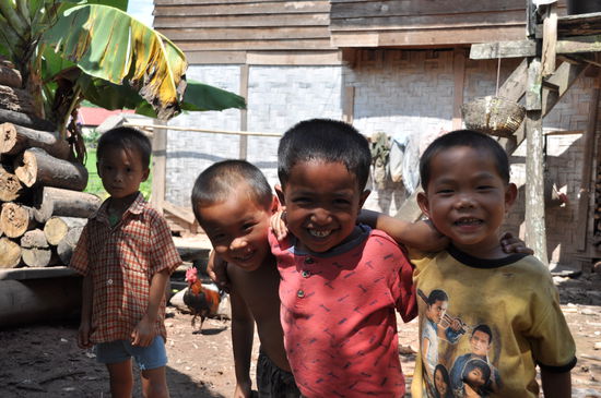 Kindervergnügen: Eine Langnase in unserem Hof 