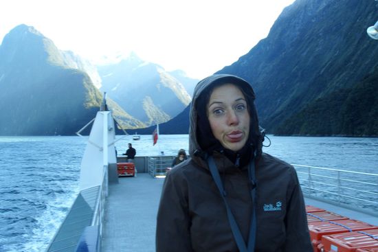 Janine auf großer Fahrt