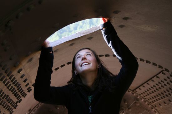 Tobi war mal wieder sparsam in der Wahl der Unterkunft. Aber Janine macht das Beste draus!