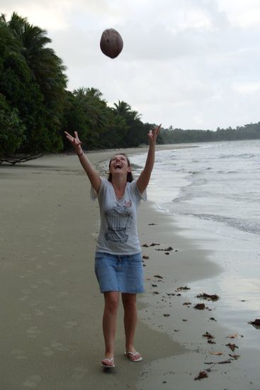 Das Abendessen ist schnell gefangen... (Szene nachgestellt)