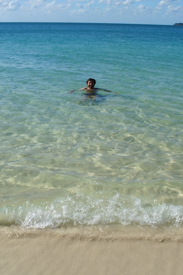 Das Wasser ist sooo schön klar!